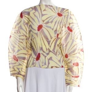 Julia Heuer - Rana Pleated Floral Blouse